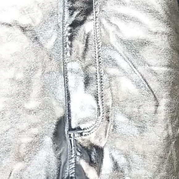 Weworewhat Women's Plus Sz Pants 30 Silver B000286 - Picture 3 of 4